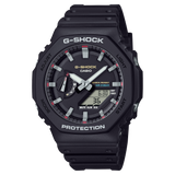 GA-2100 Reloj G-Shock Pulsera de Caucho para Hombre Doble hora