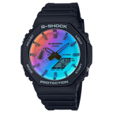 GA-2100 Reloj G-Shock Pulsera de Caucho para Hombre Doble hora