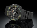 GA-2100 Reloj G-Shock Pulsera de Caucho para Hombre Doble hora