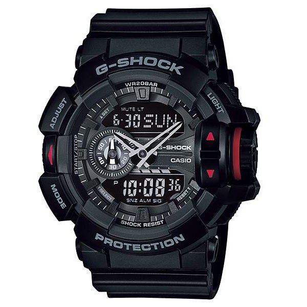 GA-400 Reloj G-Shock Pulsera de Caucho para Hombre Doble hora