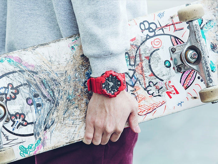 GA-700 Reloj G-Shock Pulsera de Caucho para Hombre Doble hora