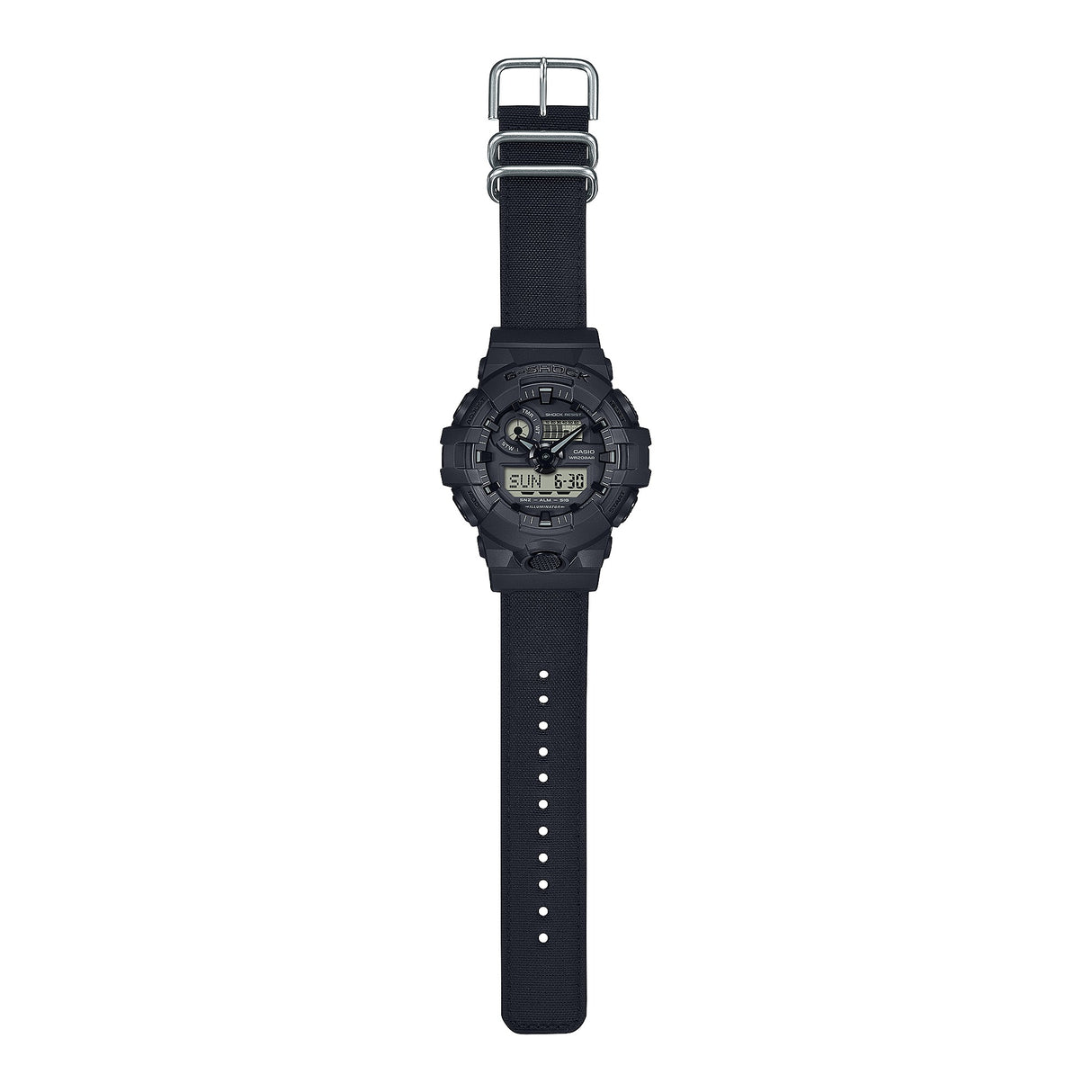 GA-700 Reloj G-Shock Pulsera de Caucho para Hombre Doble hora