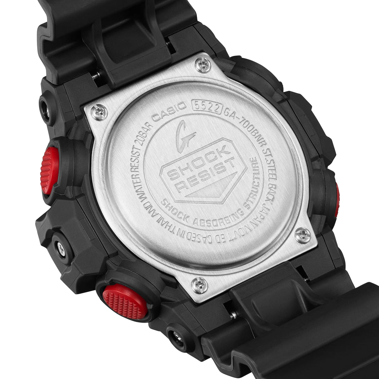 GA-700 Reloj G-Shock Pulsera de Caucho para Hombre Doble hora