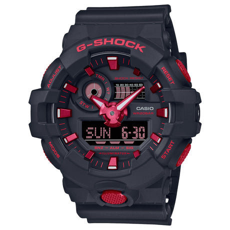 GA-700 Reloj G-Shock Pulsera de Caucho para Hombre Doble hora