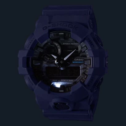 GA-700 Reloj G-Shock Pulsera de Caucho para Hombre Doble hora