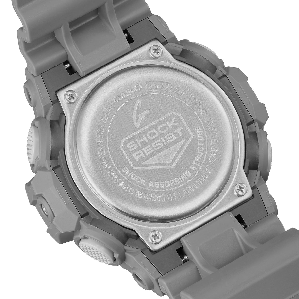 GA-700 Reloj G-Shock Pulsera de Caucho para Hombre Doble hora