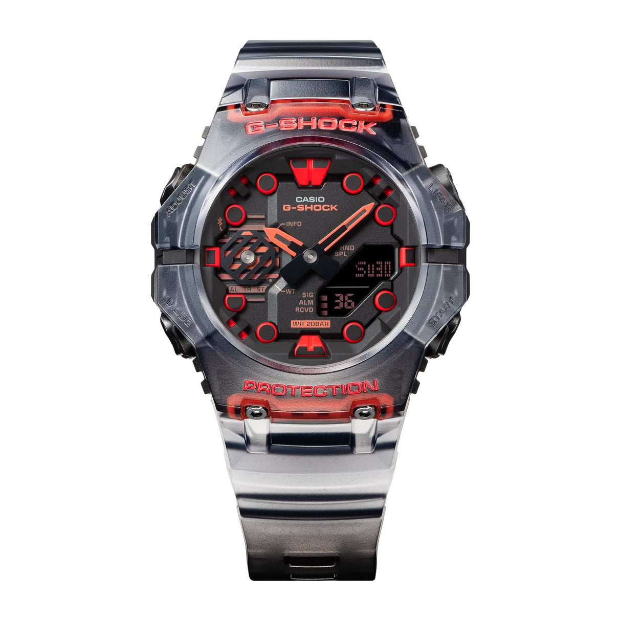 GA-B001 Reloj G-Shock Pulsera de Resina para Hombre Doble hora