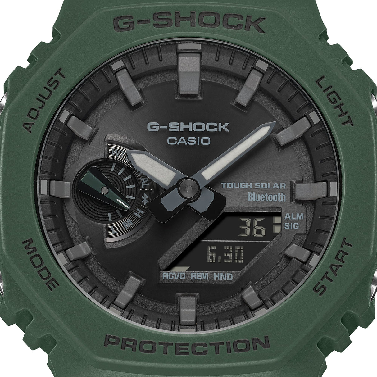 GA-B2100 Reloj G-Shock Pulsera de Goma para Hombre Doble hora