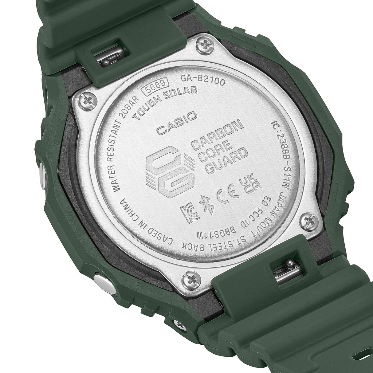 GA-B2100 Reloj G-Shock Pulsera de Goma para Hombre Doble hora