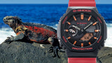 GA-B2100CD-1A4 G-Shock Galápagos Fundación Charles Darwin Reloj de caballero correa de resina doble hora