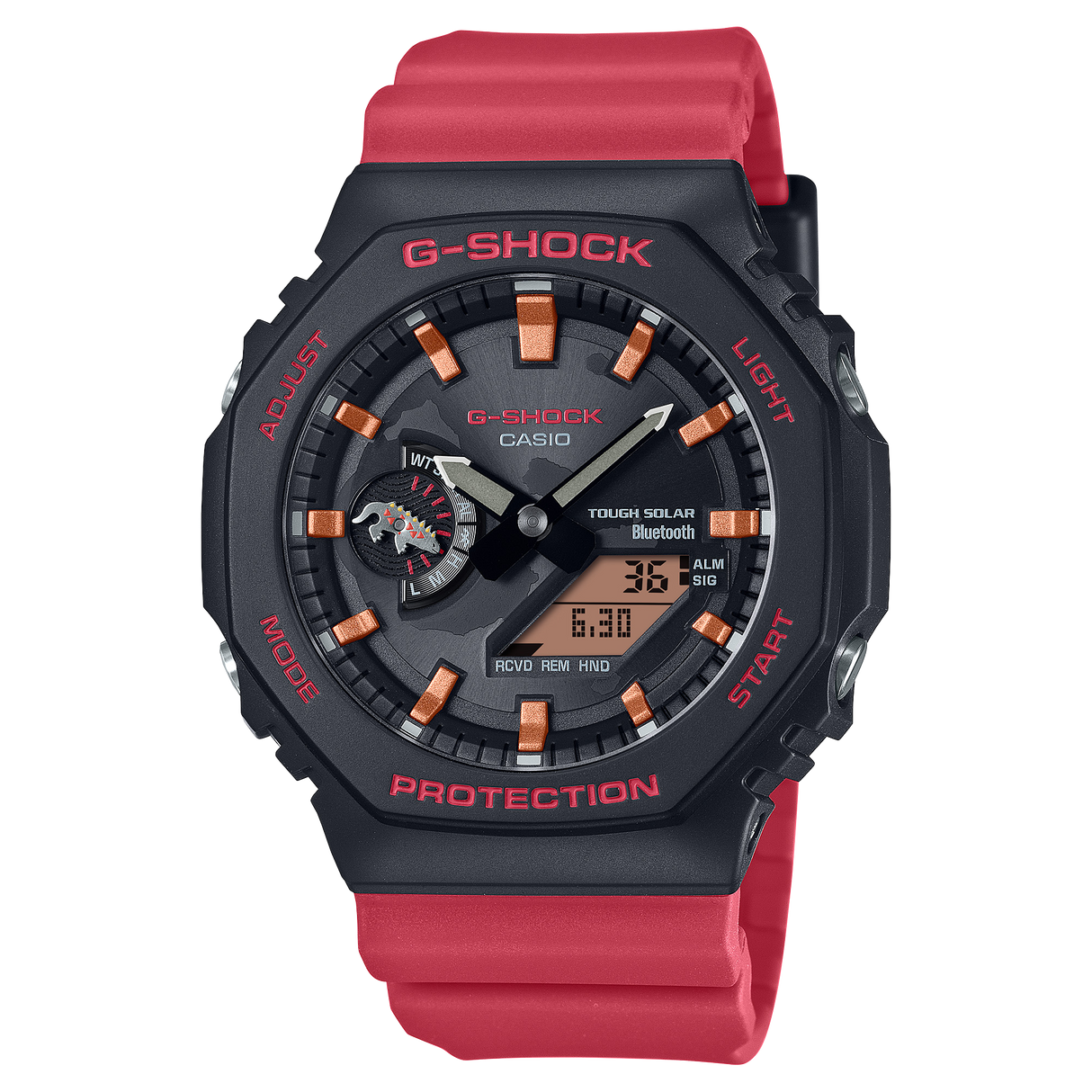 GA-B2100CD-1A4 G-Shock Galápagos Fundación Charles Darwin Reloj de caballero correa de resina doble hora