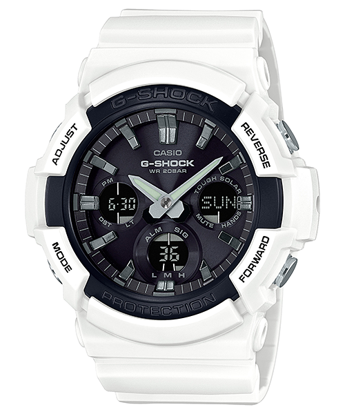 GAS-100 Reloj G-Shock de hombre correa de caucho 42 mm