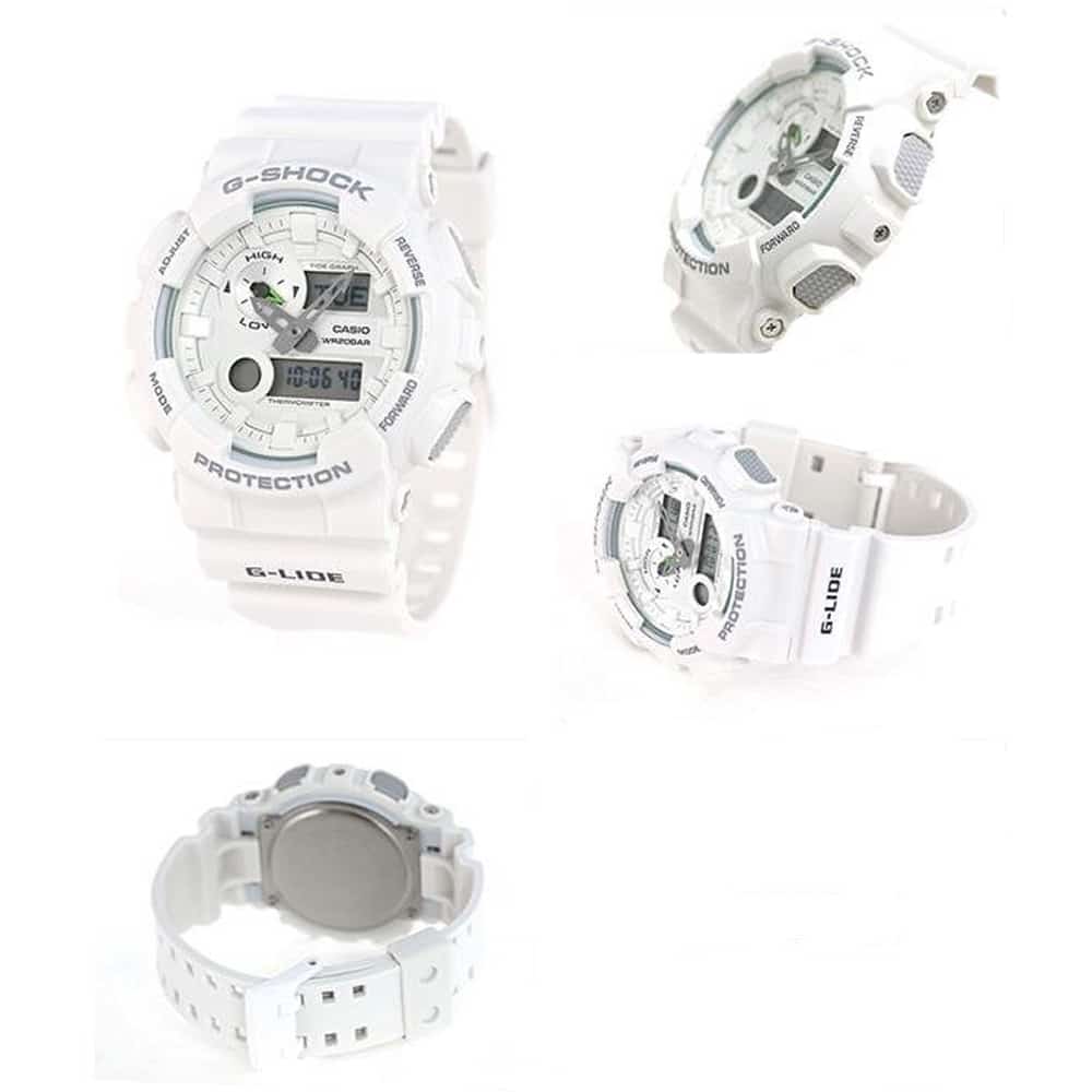 GAX-100 Reloj G-Shock Pulsera de Caucho para Hombre Doble hora