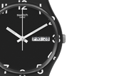 GB757 Reloj Swatch Over Black de hombre pulsera de resina 34 mm