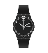 GB757 Reloj Swatch Over Black de hombre pulsera de resina 34 mm