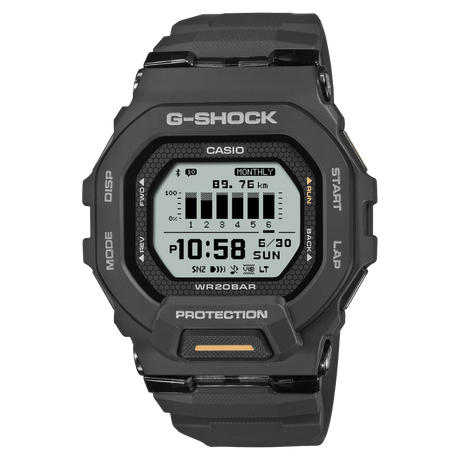 GBD-200 Reloj G-Shock Pulsera de Caucho para Hombre Digital Bluetooth