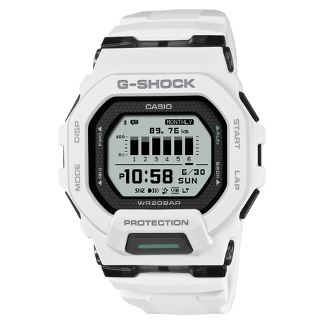 GBD-200 Reloj G-Shock Pulsera de Caucho para Hombre Digital Bluetooth
