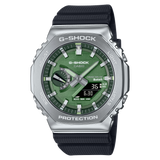 GBM-2100 Reloj G-Shock de caballero pulsera de resina doble hora