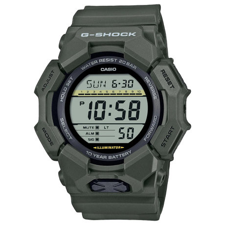 GD-010 Reloj G-Shock para caballero pulsera de Resina 10 años de batería