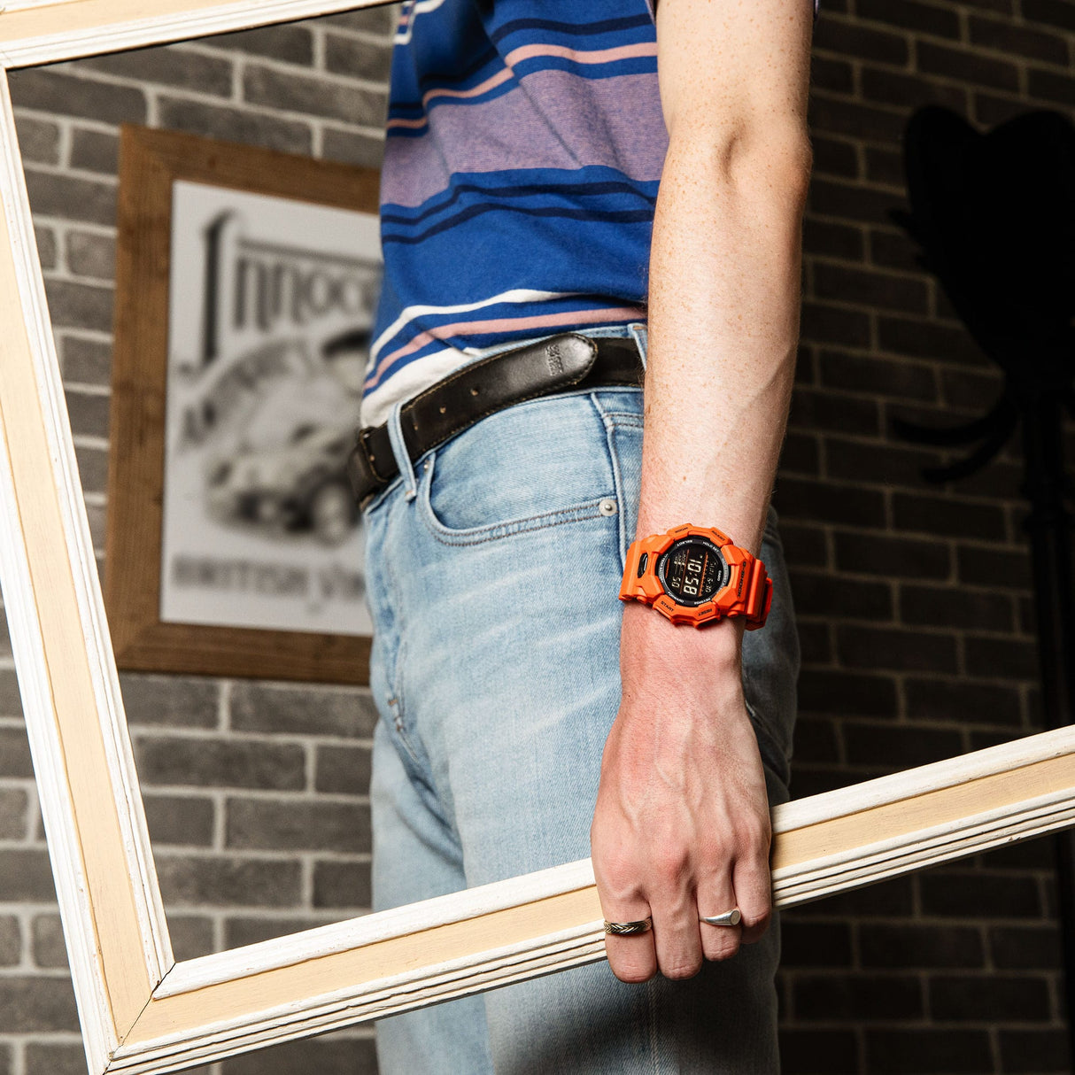 GD-010 Reloj G-Shock para caballero pulsera de Resina 10 años de batería