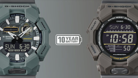 GD-010 Reloj G-Shock de caballero pulsera de tela 10 años de batería