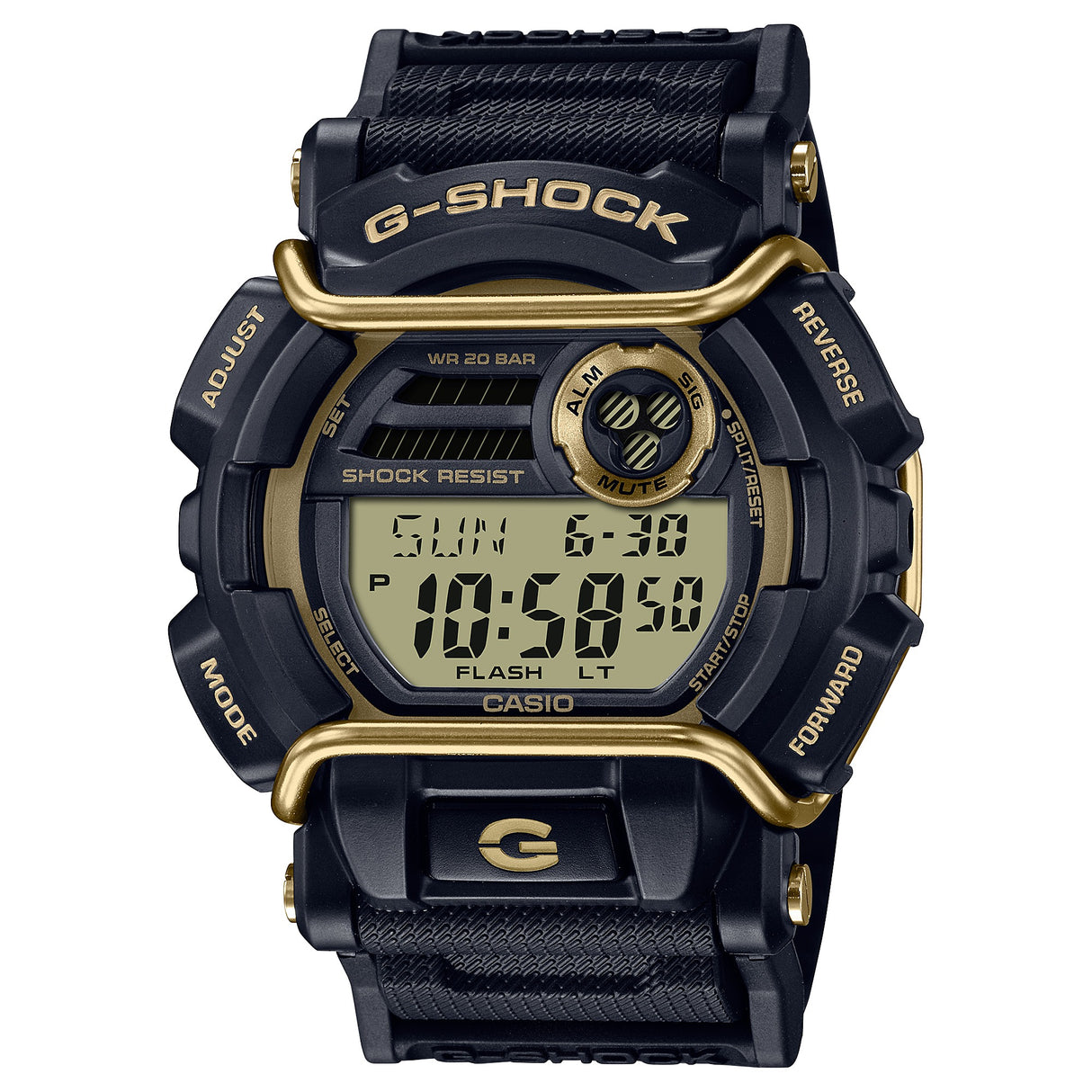 GD-400 Reloj G-shock para caballero pulsera de caucho