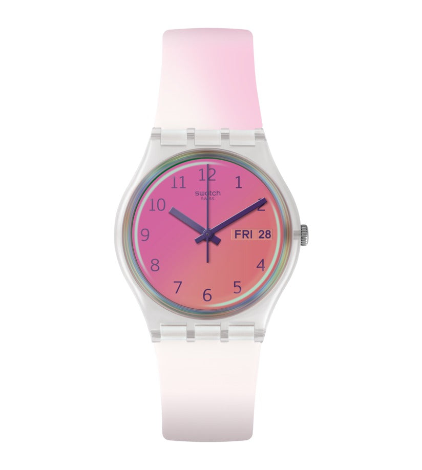 GE719 Reloj Swatch Análogo para Mujer pulsera de Caucho