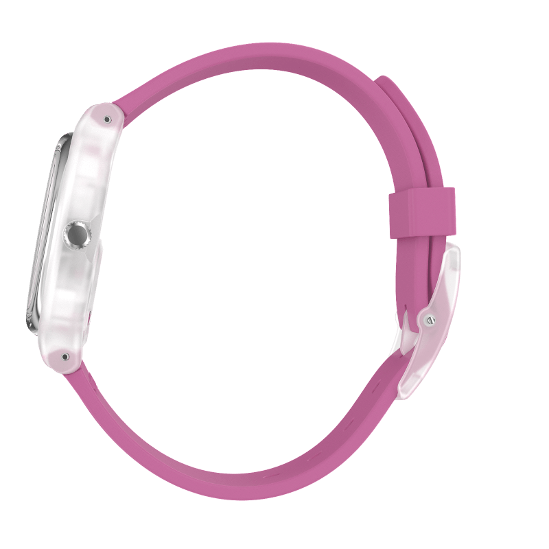 GE724 Reloj Swatch Rinse Repeat Pink de mujer correa de silicona