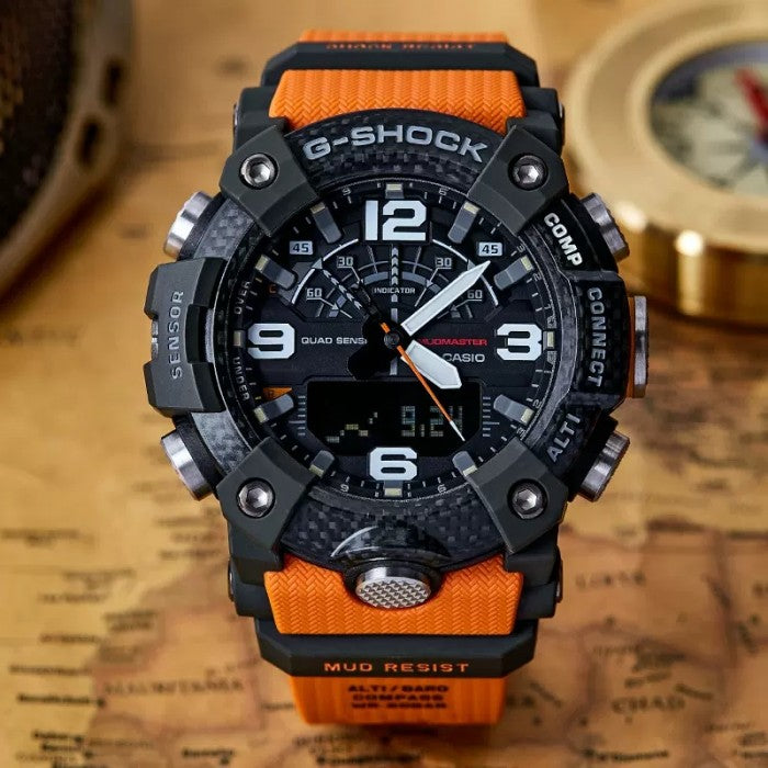 GG-B100 Reloj G-Shock Doble Hora para Hombre pulsera de Caucho