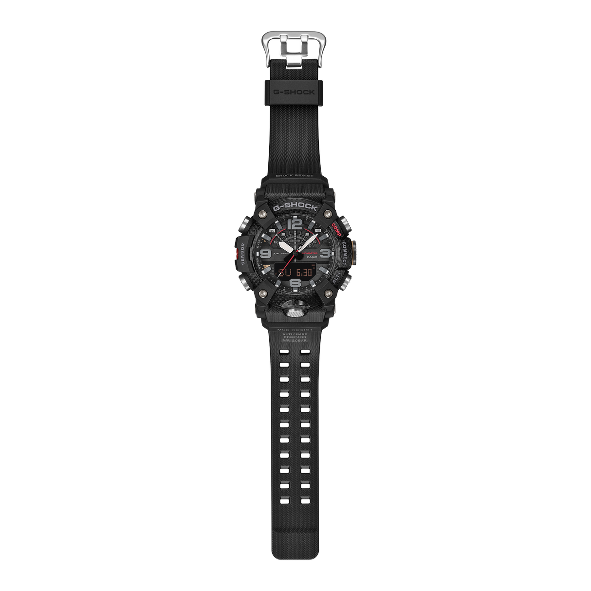 GG-B100 Reloj G-Shock Mudmaster Doble Hora para Hombre pulsera de Caucho Master of G