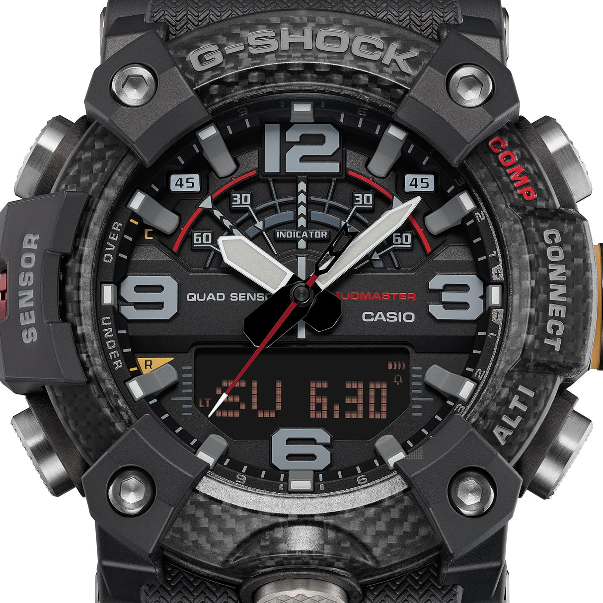 GG-B100 Reloj G-Shock Mudmaster Doble Hora para Hombre pulsera de Caucho Master of G