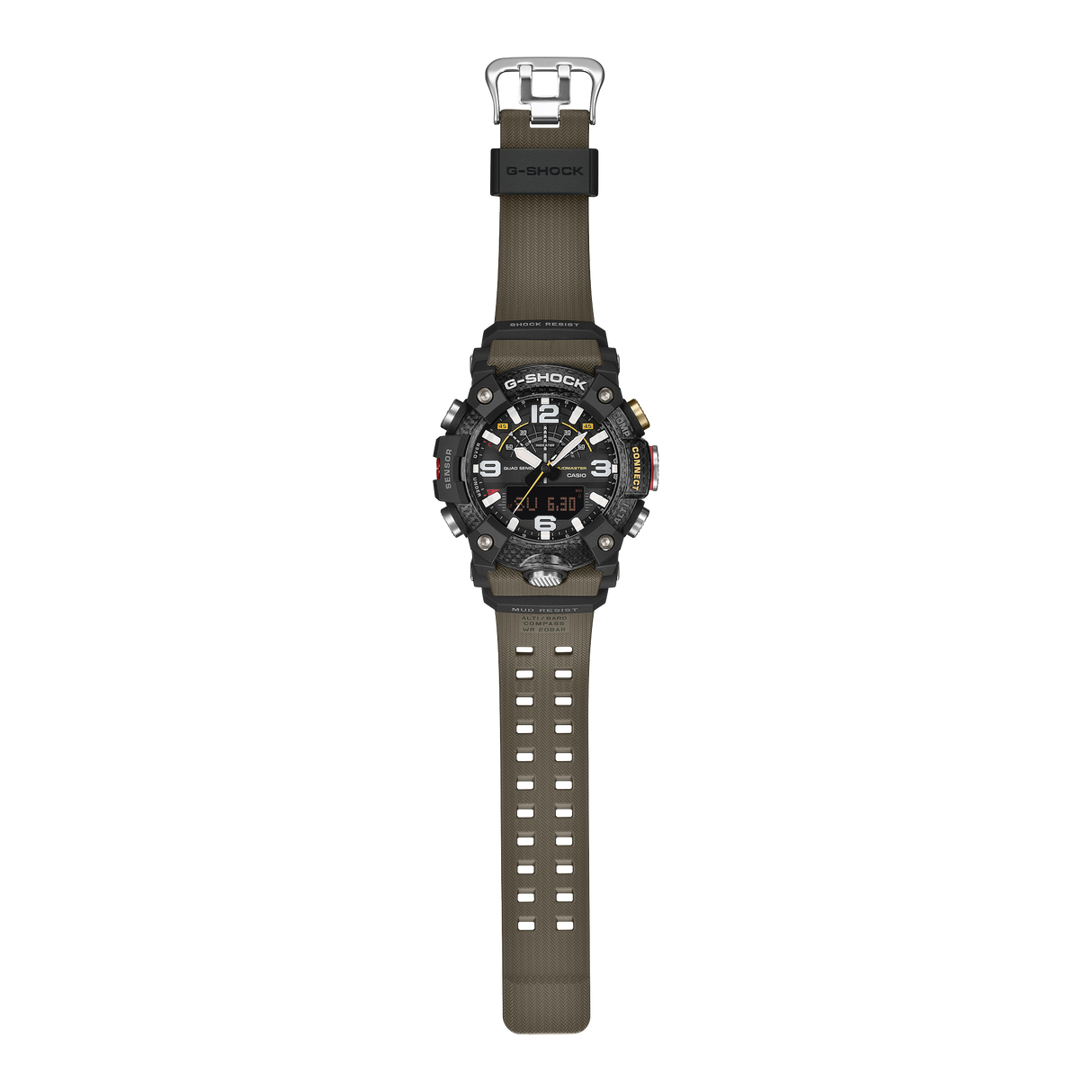 GG-B100 Reloj G-Shock Mudmaster Doble Hora para Hombre pulsera de Caucho Master of G