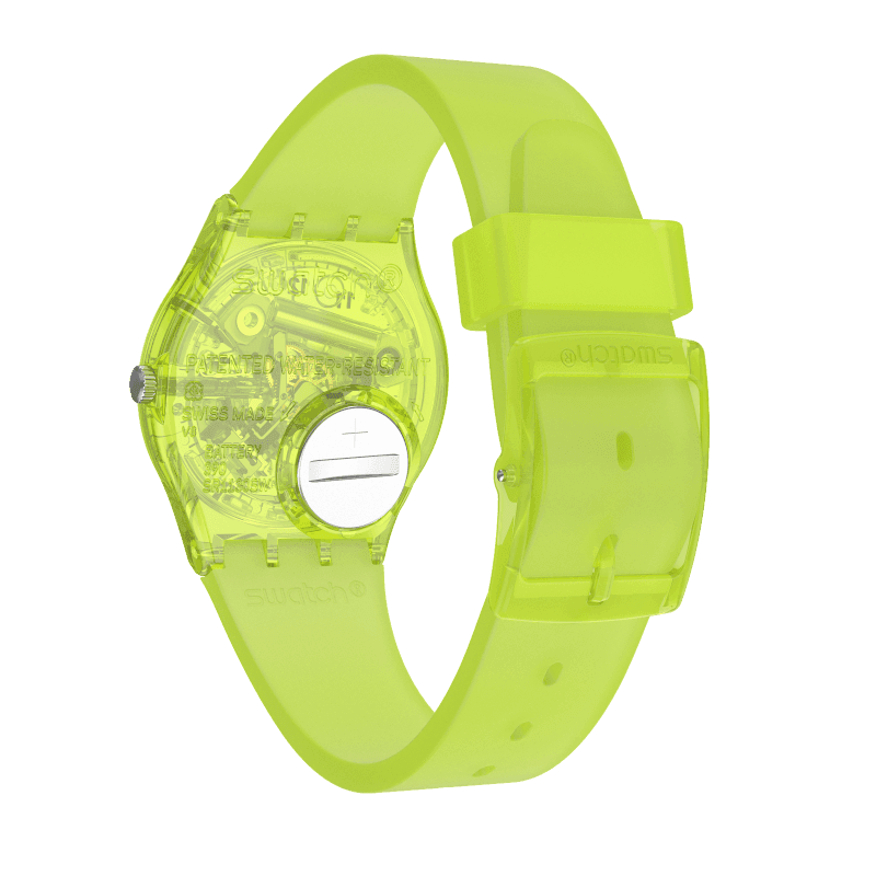 GG227 Reloj Swatch Lemon Flavour de mujer pulsera de resina