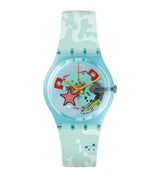 GL121 Reloj Swatch Análogo para Mujer pulsera de Caucho