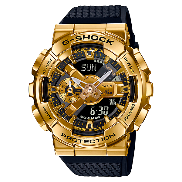 GM-110 Reloj G-Shock Pulsera de Caucho Unisex Doble hora