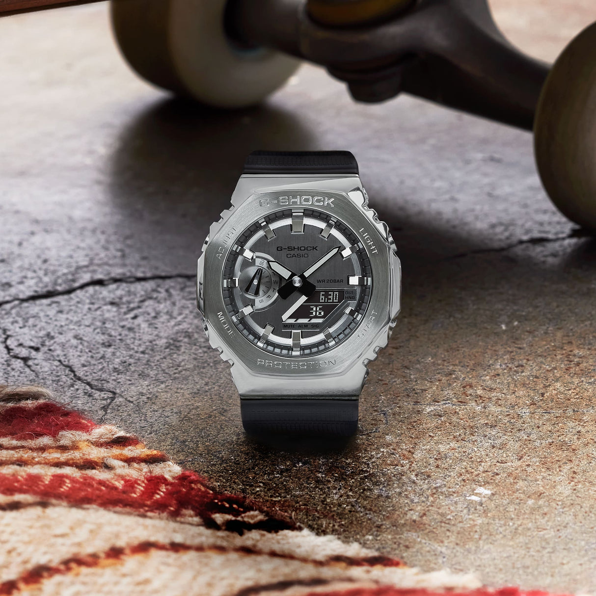 GM-2100 Reloj G-shock para caballero pulsera de caucho