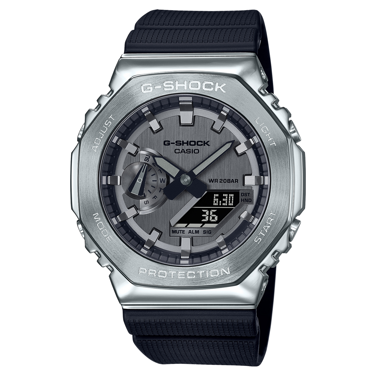 GM-2100 Reloj G-shock para caballero pulsera de caucho