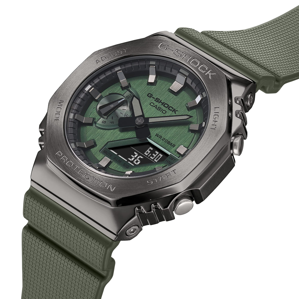GM-2100 Reloj G-shock para caballero pulsera de caucho