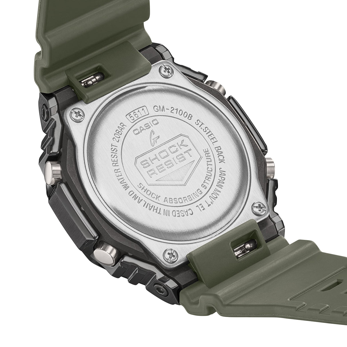 GM-2100 Reloj G-shock para caballero pulsera de caucho