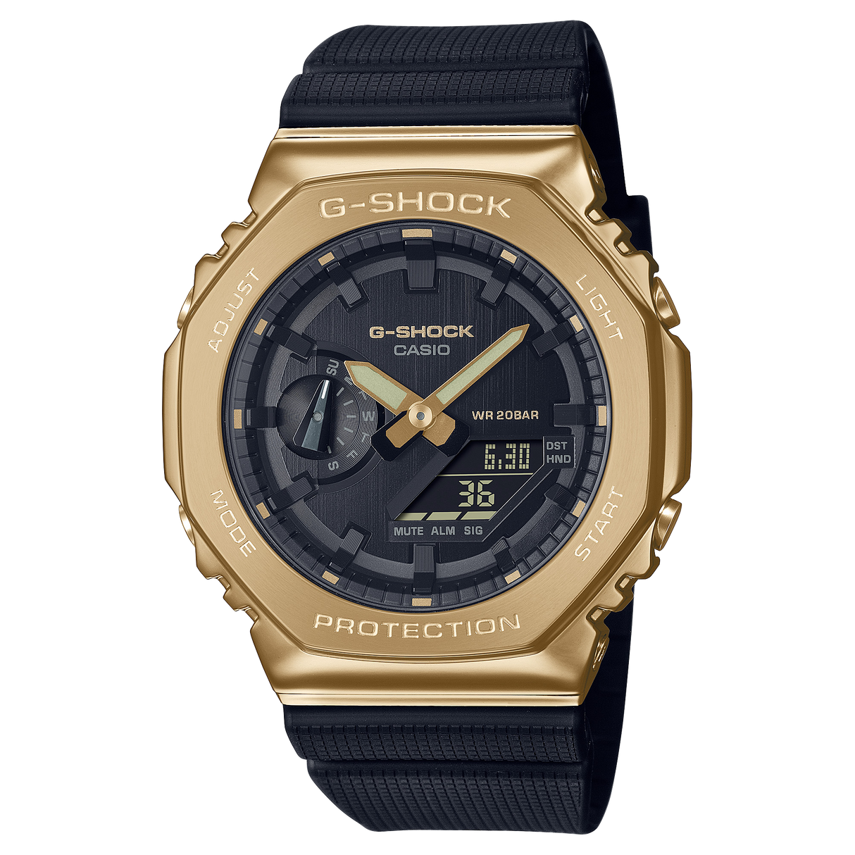 GM-2100 Reloj G-shock para caballero pulsera de caucho