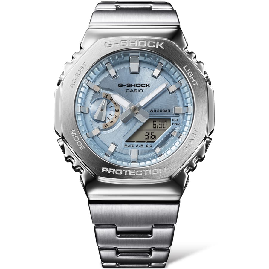 GM-2110D Reloj G-Shock para caballero pulsera de metal