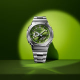 GM-2110D Reloj G-Shock para caballero pulsera de metal