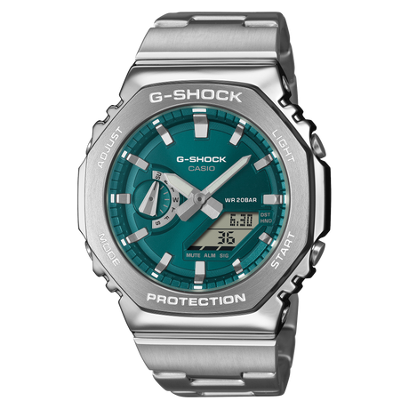 GM-2110D Reloj G-Shock para caballero pulsera de metal