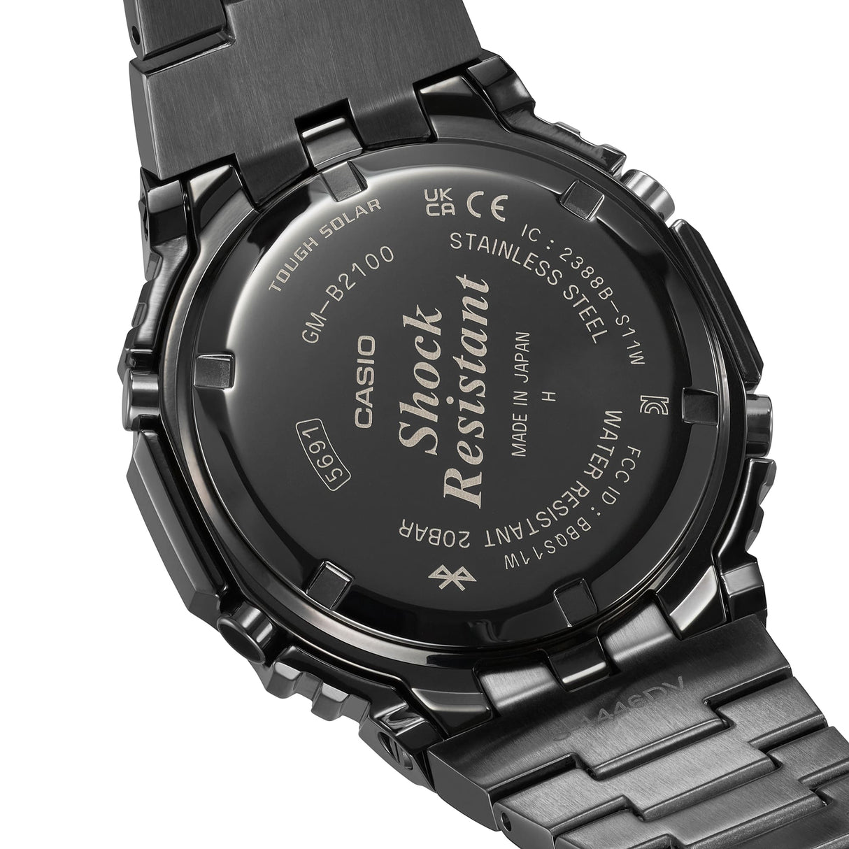 GM-B2100 Reloj G-Shock de hombre correa de metal bluetooth