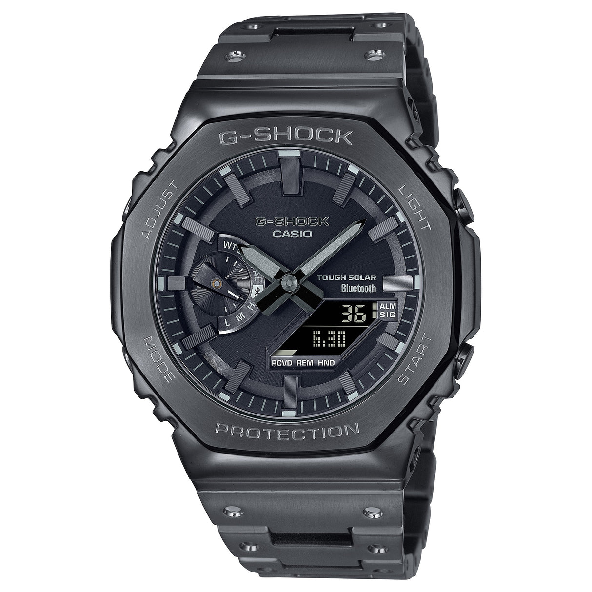 GM-B2100 Reloj G-Shock de hombre correa de metal bluetooth