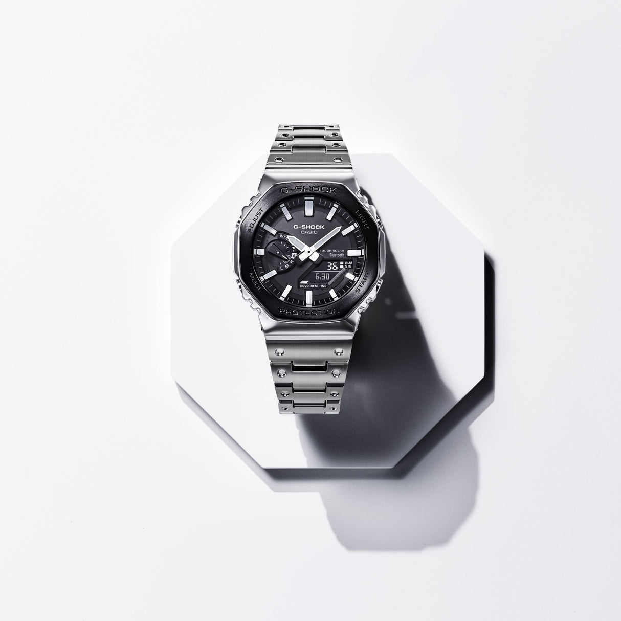 GM-B2100 Reloj G-Shock de hombre correa de metal bluetooth