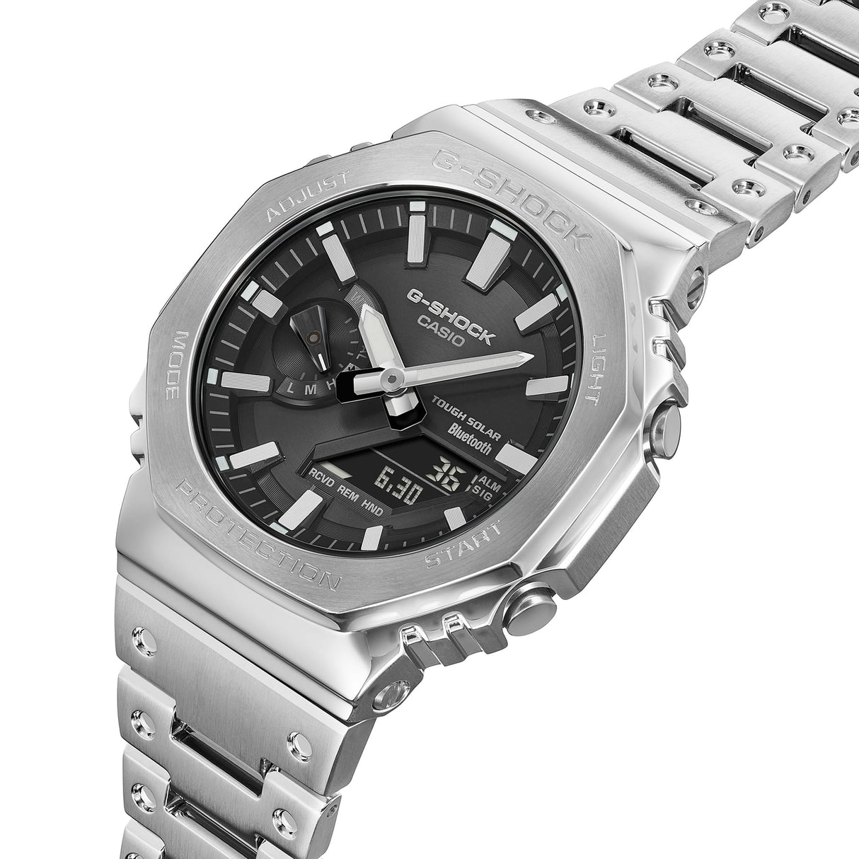 GM-B2100 Reloj G-Shock de hombre correa de metal bluetooth