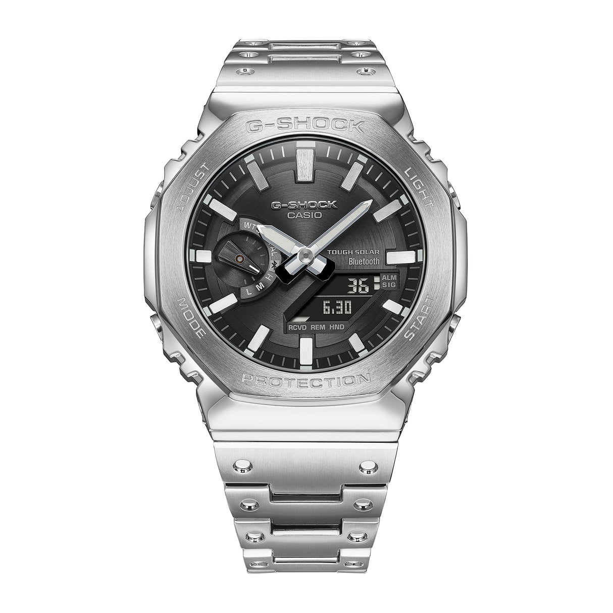 GM-B2100 Reloj G-Shock de hombre correa de metal bluetooth