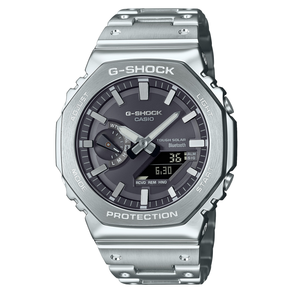 GM-B2100 Reloj G-Shock de hombre correa de metal bluetooth