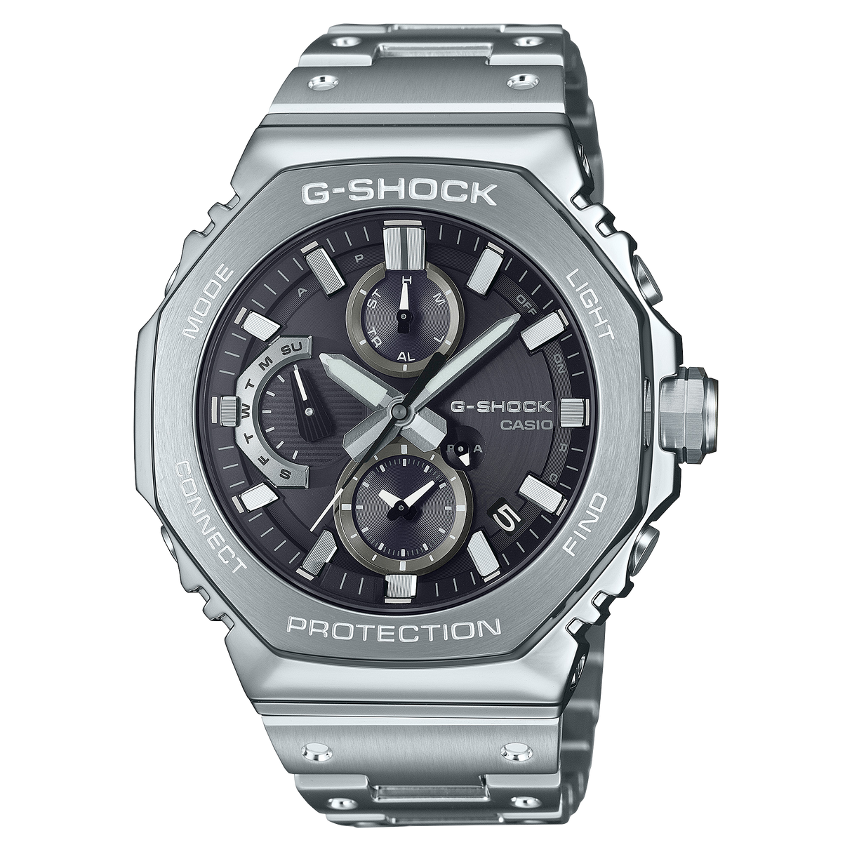 GMC-B2100 Reloj G-Shock de hombre correa de metal Bluetooth